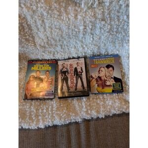 3 Comedy DVD's We're The Millers, Neighbors, Trainwreck